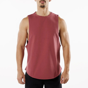 Débardeurs pour hommes en promotion, couleur marron, pour la course à pied, la gym, le fitness et la musculation. - Product Image 1