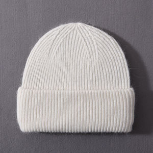 Bonnet Unisexe Personnalisé en Laine Acrylique 100% Coupe-Vent, Tricoté Jaune, Camouflage Élégant, Grande Taille, avec Bande Élastique Extensible - Product Image 3