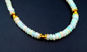 Pulsera de Perlas de Ópalo Etíope Rosa Natural HAYAAT GEMS, Lujosa, Unisex, Redonda, con Múltiples Destellos, Regalo de Piedras Preciosas - Product Image 6