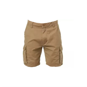 Camisa de Hombre Estilo Vintage con Cuello Chino de Sarga de Algodón y Pantalones Cortos Cargo de Secado Rápido con Cordón Ajustable al Mejor Precio - Product Image 5
