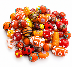 Cuentas Sueltas de Vidrio Cristalizado Blanco y Verde de Varios Tamaños, Paquete Surtido de 500g para Diseño de Joyería Artesanal y Decoración - Product Image 1