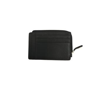 Cartera Delgada WRIZA de Cuero Premium Negro con Bloqueo RFID, Sin Cierre, Porta Tarjetas Múltiple, Duradera, para Uso Diario, Ideal para Viajes, a la Moda - Product Image 1