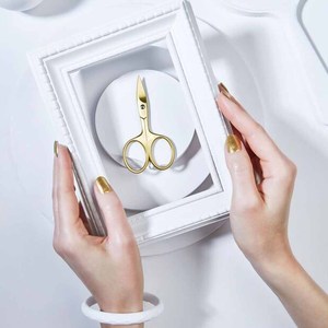 Stainless Steel Cuticle Manicure Scissors Curved <b>Nail</b> Shears Sharp Tip Beauty Salon <b>Tool</b> - Product Image 5