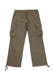 กางเกงคาร์โก้ผ้าใบวินเทจของผู้ชายแบบลำลองมีกระเป๋าหลาย100% เอวสูงปานกลางผ้าฝ้ายแบบปรับแต่งได้มีสไตล์ - Product Image 3