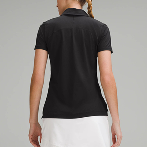 เสื้อโปโลแขนสั้นผู้หญิงคุณภาพสูงขายส่ง - เสื้อโปโลลำลองระบายอากาศได้ดีเป็นมิตรกับสิ่งแวดล้อม สไตล์ฮิปฮอป เหมาะสำหรับเล่นกอล์ฟ - Product Image 2