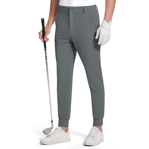 Pantalons de golf pour hommes de haute qualité, décontractés, respirants, écologiques, légers, couleur unie, extensibles, couleurs personnalisées, OEM - Product Image 1