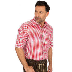 Chemises décontractées en coton anti-plis à manches longues pour hommes, style traditionnel bavarois pour l'Oktoberfest, service OEM été - Product Image 2