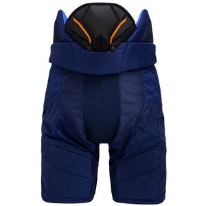 Shorts de hockey sur glace rembourrés bleu-noir pour hommes, équipement de protection en polyester, ceinture ajustable, vêtements de sport d'entraînement - Product Image 2