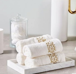 White Marble <b>Vanity</b> Tray Luxury Bathroom Organizer Decorative Stone Serving Tray Modern Home Countertop Decor TOWEL BATHROOM NEW - Product Image 1