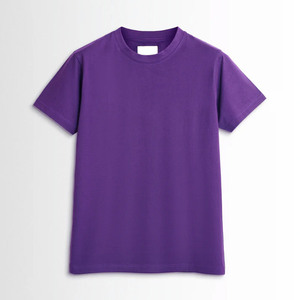 เสื้อยืดผู้ชายคุณภาพสูง สีขาวล้วน สำหรับงานซับลิเมชั่น ทรงปกติ 100% โพลีเอสเตอร์ รับสกรีนโลโก้ แขนสั้น - Product Image 5