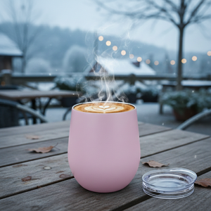 กระติกน้ำสุญญากาศสแตนเลส SUS304 ดีไซน์มินิมอล เป็นมิตรกับสิ่งแวดล้อม ความจุ 240 มล./8 ออนซ์ เก็บความร้อนได้ 6 ชั่วโมง ความเย็นได้ 8 ชั่วโมง - Product Image 1