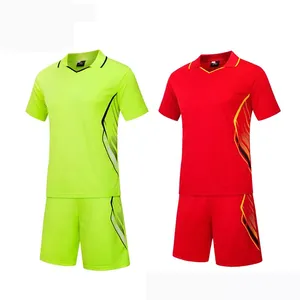 Maillot d'entraînement de football pour hommes, blanc et vert, uniforme d'entraînement de football pour adultes, maillot de football uni, vente chaude - Product Image 1