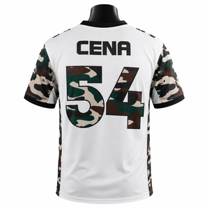 Maillot de football américain personnalisé pour hommes, uniforme d'équipe, chemise de football respirante sublimée, vêtements de match - Product Image 2