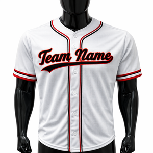 Camiseta de Entrenamiento de Béisbol/Sóftbol Sublimada Personalizada, Manga Corta, para Clubes y Equipos, Secado Rápido, Transpirable, Tela 100% Poliéster - Product Image 1
