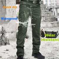 Pantalon cargo tactique imperméable pour homme XL léger taille mi-haute vente en gros OEM ODM multi-poches Ripstop