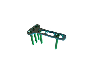 Juego de 12 Placas Oblicuas de Titanio Veterinario Tipo T para Implantes Ortopédicos, para Cirugía Ósea Animal, Fijación y Reparación de Fracturas - Product Image 2