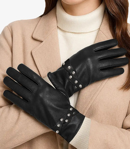 women's leather fashion <b>gloves</b> <b>touchscreen</b> <b>gloves</b> - Product Image 4