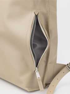 Elite Genuine Leather <b>Roll</b> Top <b>Backpack</b> Luxury Full Grain Cowhide Leather Bag For Men Business Travel Use LRTB-0130 - Product Image 6