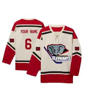 Wholesale Customizable Breathable 100% Polyester Solid Printed Front <b>Ice</b> <b>Hockey</b> <b>Jerseys</b> for Unisex Winter Sports - Product Image 6