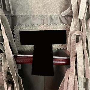 Chaqueta de Cuero Sintético con Flecos, Estilo Casual, Ligera, Diseño Personalizable, Corte Regular, para Mujer - Product Image 2