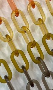 Grande Décoration Murale Colorée en Maillons de Chaîne en Résine Faits Main, Écologiques et Transparents, pour Projets DIY, Rideau de Séparation de Chambre Thème Ange - Product Image 5