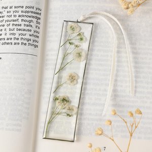 Custom Printed Logo School Student 3D <b>Clear</b> <b>Resin</b> Bookmark Dried Flower Beautiful Cute <b>Resin</b> Bookmark - Product Image 6
