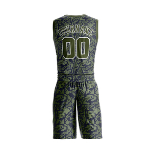 Uniforme de Baloncesto Sublimado Deportivo Estampado en Venta, Servicio OEM, Precio al por Mayor, Uniforme de Baloncesto Personalizado, Nuevo Diseño - Product Image 2