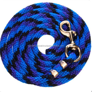 Cuerdas de Plomo Ligeras de Polipropileno Multifilamento de 6 mm, Trenzadas a Mano, Súper Resistentes y Suaves para Caballos - Product Image 1