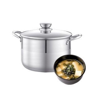 หม้อซุปอเนกประสงค์ขนาด 8 ควอร์ต พร้อมฝาแก้วสำหรับซุป/สตูว์ - Product Image 1