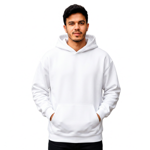Fabricant de sweats à capuche personnalisés pour hommes avec impression en relief, sweat-shirt streetwear à motifs en relief, fournisseur de vêtements en gros sous marque privée - Product Image 3
