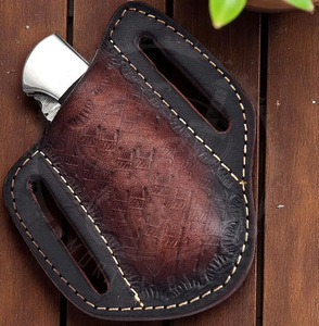 Cuchillo de Supervivencia Plegable Multiusos para Exteriores, Hoja de Acero de Damasco, Ideal para Caza y Actividades al Aire Libre - Product Image 5