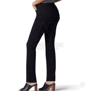Straight Leg Fit Casual <b>Jeans</b> Pant 100% Cotton <b>Soft</b> Fabric Durable Stitching Eco-Friendly Comfortable Everyday Modern Trend Look - Product Image 2