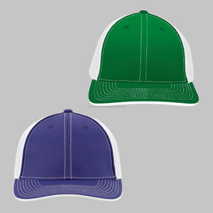 Groothandel Katoen Custom Cartoon Borduurwerk Logo Mesh Getailleerde Baseball Caps Hot Selling Originele Patch Gorras Trucker Hoeden - Product Image 1