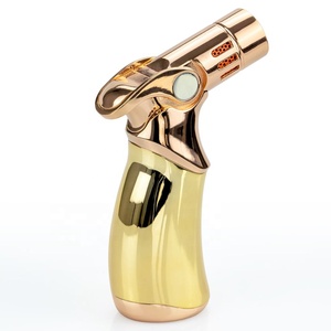 <span class=keywords><strong>Quad</strong></span> résistant au vent. Briquets torche à flamme jet pour cigares, rechargeables au butane, torche à gaz pour chicha, flamme réglable, torche pour <span class=keywords><strong>bougie</strong></span> parfumée - Product Image 2