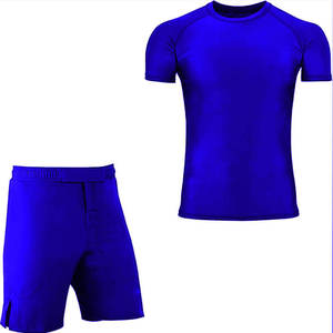 Ensemble de protection contre les éruptions cutanées en néoprène à manches courtes pour hommes, couleur violette, écologique, respirant, séchage rapide, kit d'entraînement de natation pour adultes - Product Image 2