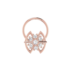 0.06 Carat Brillant HI Couleur Diamant Nez Pin VS-SI Clarté Fine Piercing Bijoux - Product Image 2