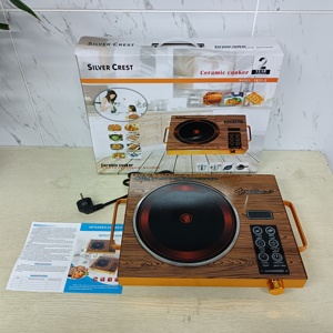 Estufa Eléctrica <span class=keywords><strong>de</strong></span> Cerámica Resistente al Calor, Estufa <span class=keywords><strong>de</strong></span> Vidrio Cerámico <span class=keywords><strong>de</strong></span> Doble Quemador, Estufa Infrarroja <span class=keywords><strong>de</strong></span> Calentamiento Rápido, Cocina para Exteriores - Product Image 4