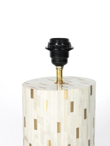 Lámpara de Mesa de Alta Gama con Incrustaciones de Hueso, Diseño Art Deco, 100% Hecha a Mano, Color Personalizado, Embalaje para Dormitorio, Fabricante - Product Image 3
