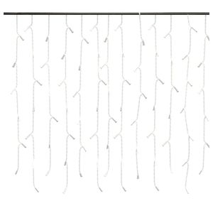400 LED Warm <b>White</b> LED <b>Curtain</b> Icicle Lights 393.7\" Decorative Lighting with 8 Functions - Product Image 3