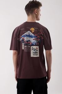 เสื้อยืดสตรีทแวร์ลำลองผ้าฝ้ายทรงเข้ารูปพิมพ์ลายกราฟิกแฟชั่นสำหรับผู้ชายเนื้อผ้าถักน้ำหนักเบา - Product Image 3