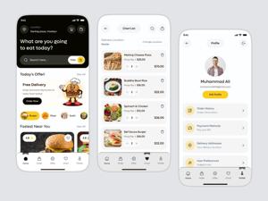 การพัฒนาแอปพลิเคชันมือถือครัวคลาวด์ยุคใหม่ แพลตฟอร์มอาหารหลายผู้ให้บริการ คำสั่งซื้อแบบเรียลไทม์ แดชบอร์ดครัว ข้อมูลสำคัญที่ปลอดภัย - Product Image 3