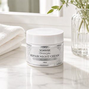 Crème anti-rides pour le visage, crème de soin des rides, soin nourrissant du visage, soin des peaux sèches, crème de nuit pour le visage, crème coréenne haut de gamme - Product Image 5