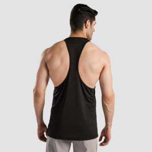 Camiseta sin mangas con logotipo personalizado al por mayor, chaleco de viaje sin mangas, camiseta de gimnasio transpirable, camisetas sin mangas de algodón para hombre - Product Image 4