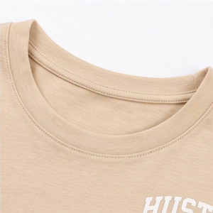 Women's Custom Logo Solid Color Crop T-Shirt and Shorts <b>Set</b> Regular Fit Casual Wear Shorts <b>Set</b> High Street Style Women Twin <b>Set</b> - Product Image 5