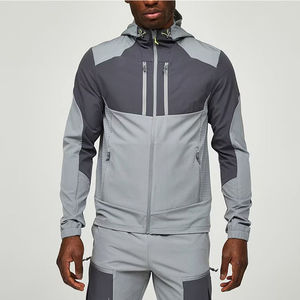 Zipper Pockets Waterproof Hunting Windbreaker <b>Jacket</b> for Men's Outerwear Softshell Windbreaker <b>Lightweight</b> Autumn <b>Running</b> <b>Jacket</b> - Product Image 1