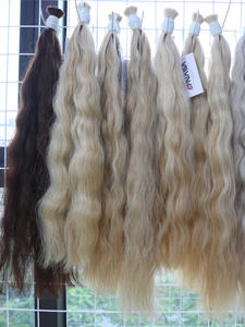 Extensions de cheveux en vrac au prix de gros, fortes et soyeuses, à double noyade, 100 grammes, toutes couleurs, 8 pouces - Product Image 6