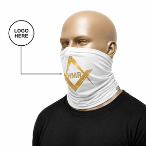Regalia maçonniques héritages, vêtements grecs, tenues maçonniques, unisexe, pour fraternités et sororités, cagoule cache-visage et cou avec logo personnalisé - Product Image 1