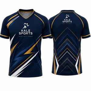 Camiseta de Fútbol de Manga Corta Unisex de Alta Calidad, 100% Poliéster, Transpirable, Duradera, Ecológica, Cuello en V, Totalmente Personalizable - Product Image 3