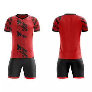 <b>Low</b> MOQ Personalized Manufacturer Football Training Wear Short Sleeve Breathable Soccer Uniform in all colors - Product Image 5