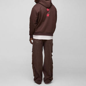 Sweat à capuche imprimé en relief, streetwear personnalisé, molleton de coton épais, qualité supérieure, fabricant OEM, fabriqué au Pakistan - Product Image 4